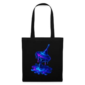 Melting Top Blue Purple - Tote Bag - black - Front