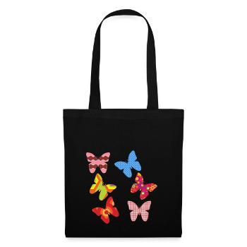 butterflies - Tote Bag - black - Front