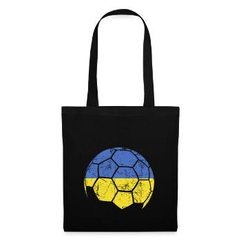 Ukraine Ballon de football Football - Sac en tissu - noir - Devant