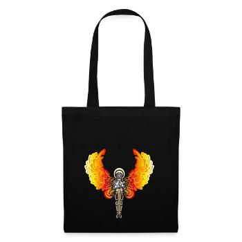 Feuer Engel - Stoffbeutel - Schwarz - Vorne
