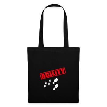 Agility dog dog sport dog owner gift - Tote Bag - black - Front