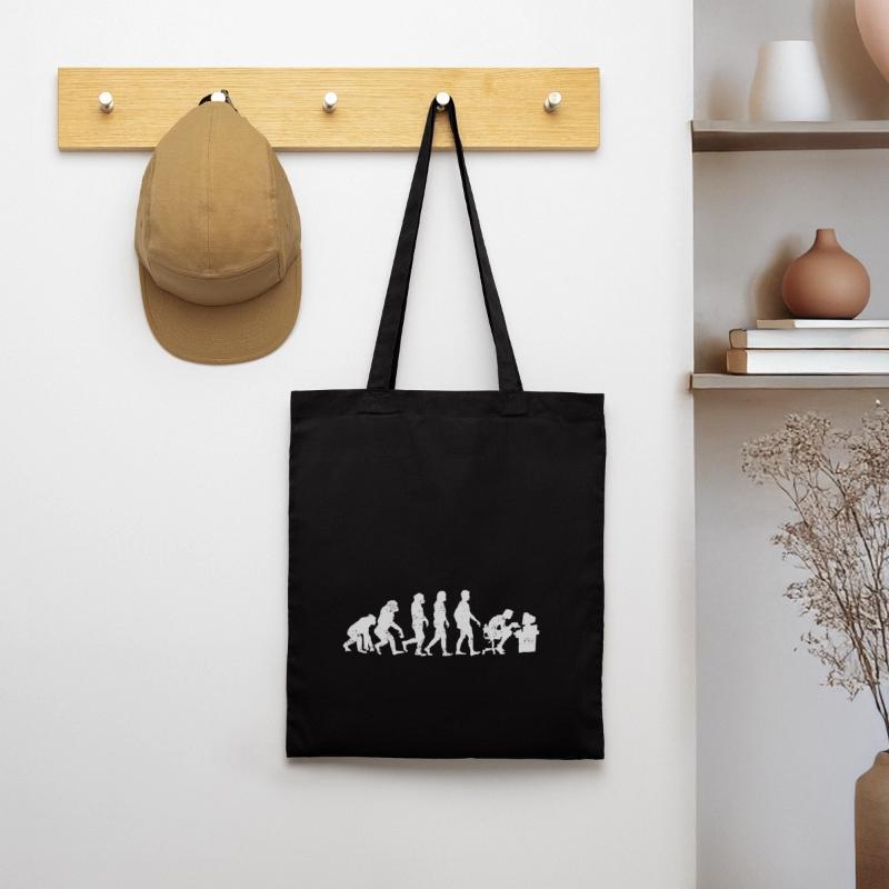 Programmierer evolution coder informatik geschenk Stoffbeutel