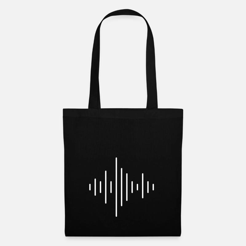 DJ - discjockey - Stoffbeutel - Schwarz