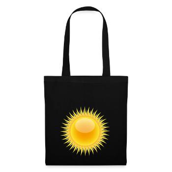 soleil arc-en-ciel nuages soleil météo cloud50 - Sac en tissu - noir - Devant