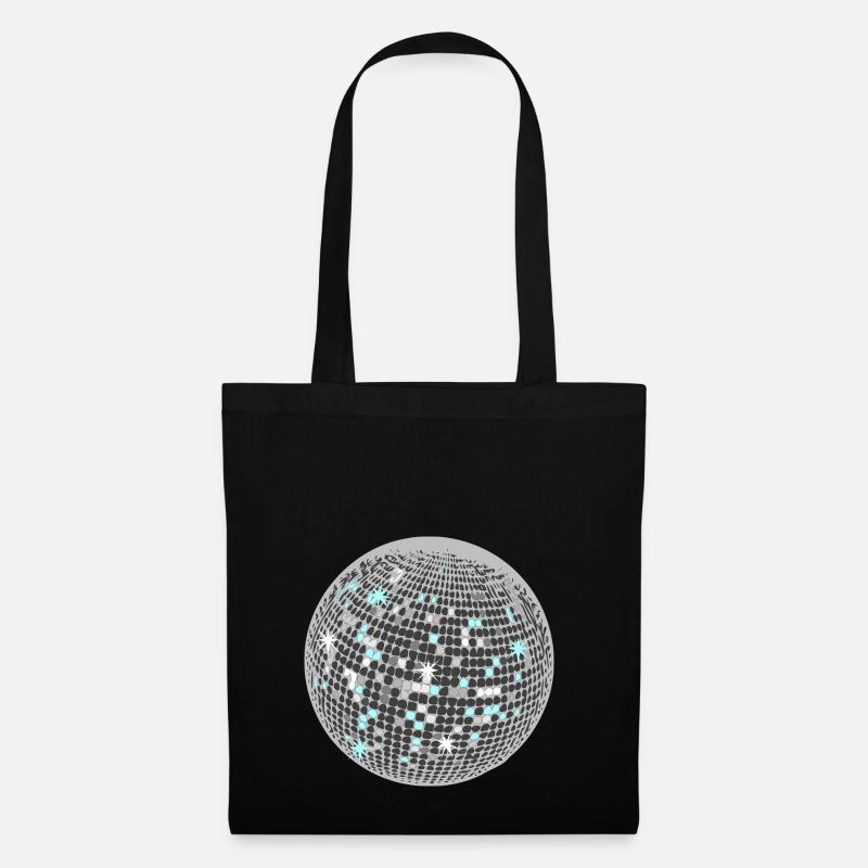 Disco Kugel - Stoffbeutel - Schwarz