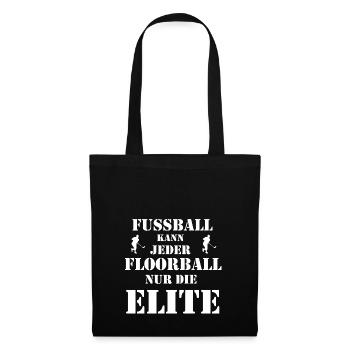 Floorball - Sac en tissu - noir - Devant