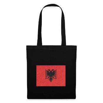 Albania Flag Motif Design Gift Idea Cool - Tote Bag - black - Front