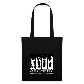 Tir à l'arc Tir à l'arc Bow cadeau Arbalète - Sac en tissu - noir - Devant