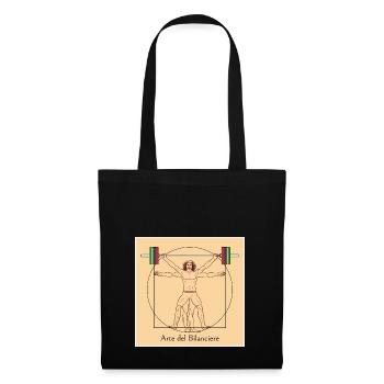 Homme de Vitruve déchirant - Sac en tissu - noir - Devant