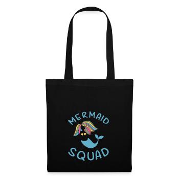 Mermaid Squad Birthday Party Gift - Tote Bag - black - Front