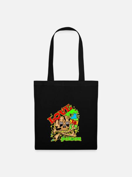 Love Poison Gift - Stoffbeutel - Schwarz