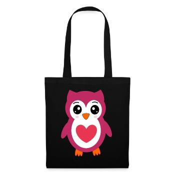 Valentines Pink Heart, Valentine's Day - Tote Bag - black - Front