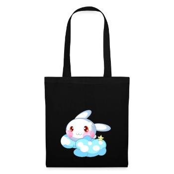 Rabbit cute kids - Tote Bag - black - Front