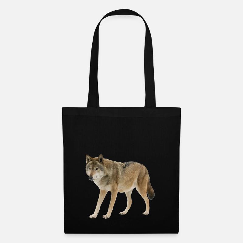 Wolf - Tote Bag - black