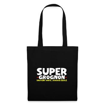 Super Grognon Souvent Imité Jamais Égalé - Sac en tissu - noir - Devant