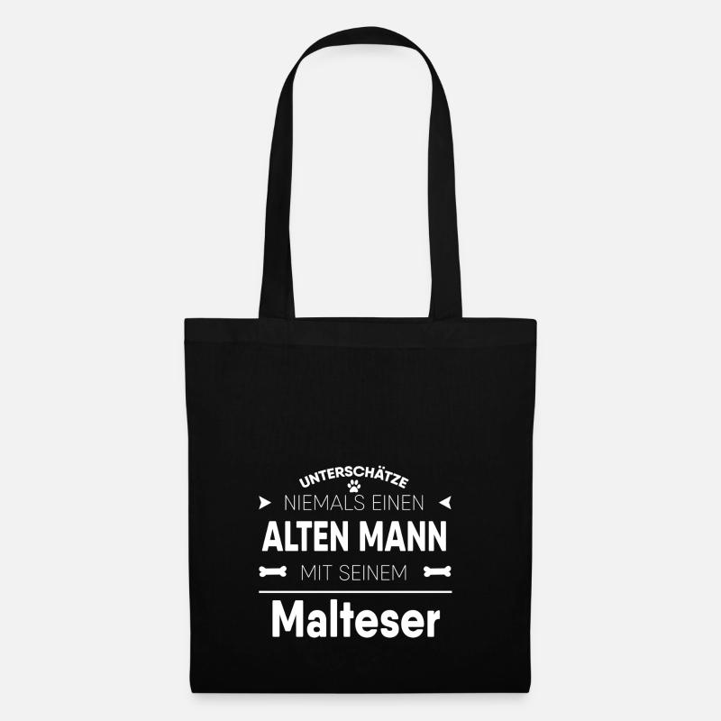 Malteser Geschenk - Stoffbeutel - Schwarz