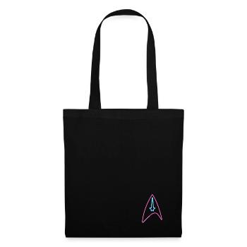 Star Trek Discovery Neon Abzeichen - Stoffbeutel - Schwarz - Vorne