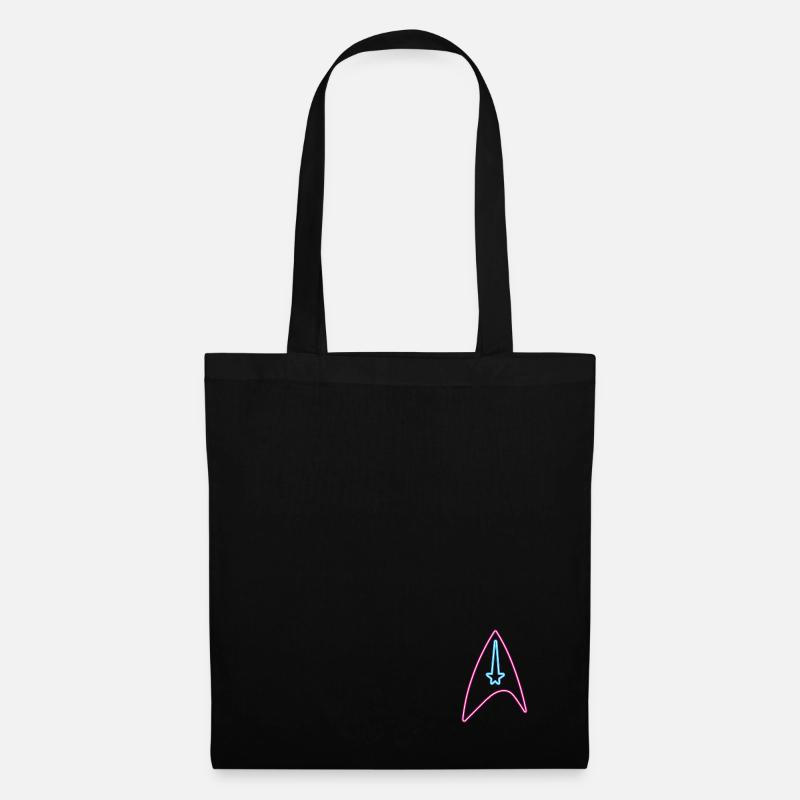 Star Trek Discovery Neon Abzeichen - Stoffbeutel - Schwarz
