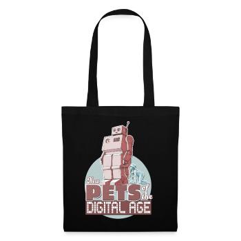 Les nouveaux animaux de l'ère numérique - Sac en tissu - noir - Devant