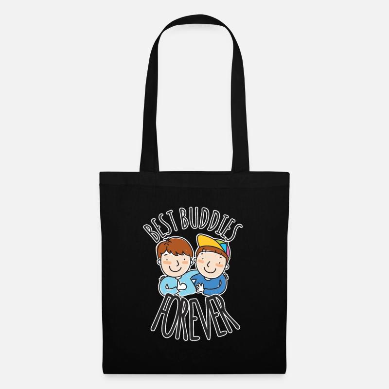 Best Buddies Forever - Stoffbeutel - Schwarz