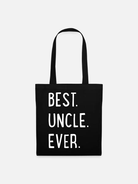 best uncle ever - Stoffbeutel - Schwarz