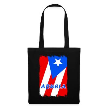 Puerto Rico grandmother flags design - Tote Bag - black - Front