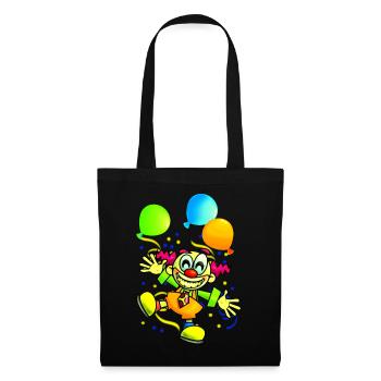 CLOWN Party - Stoffbeutel - Schwarz - Vorne