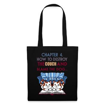 Clever cats - Tote Bag - black - Front