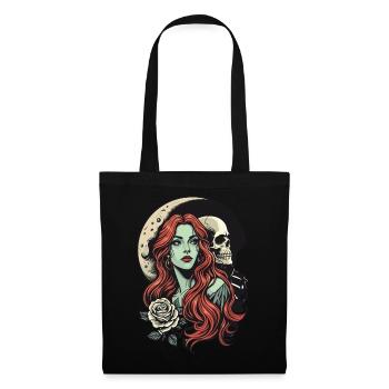 Romance sombre - Sac en tissu - noir - Devant