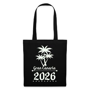 Gran Canaria 2026 Palm Tree Logo - Tote Bag - black - Front
