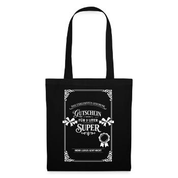 Das Exklusivste Geschenk - Stoffbeutel - Schwarz - Vorne