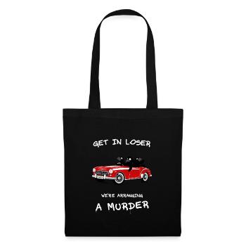Red Convertible Crime Meme Ravens - Tote Bag - black - Front