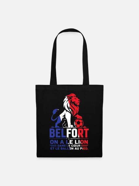 Belfort Lion Foot - Stoffbeutel - Schwarz