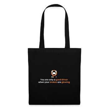 glowing brakes - Tote Bag - black - Front