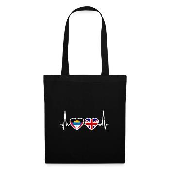 Antigua and Barbuda Great Britain Flag - Tote Bag - black - Front