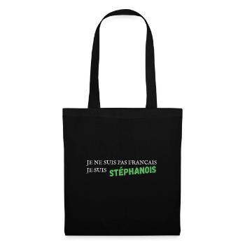 Je ne suis pas français - Sac en tissu - noir - Devant