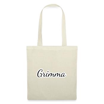 Grimma - Textdesign mit Stadtnamen - Stoffbeutel - Natur - Vorne