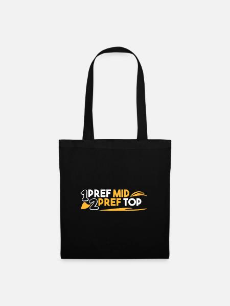 1. Pref Mid 2. Pref Top - Tote Bag - black
