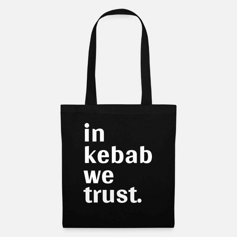 Funny Kebab - Stoffbeutel - Schwarz