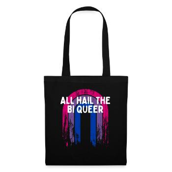 All Hail the Bi Queer Bisexual LGBTQ Bi Pride - Tote Bag - black - Front