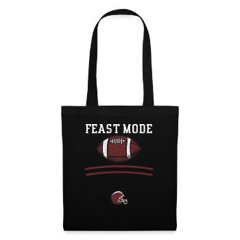 Mode Festin - Football - Sac en tissu - noir - Devant