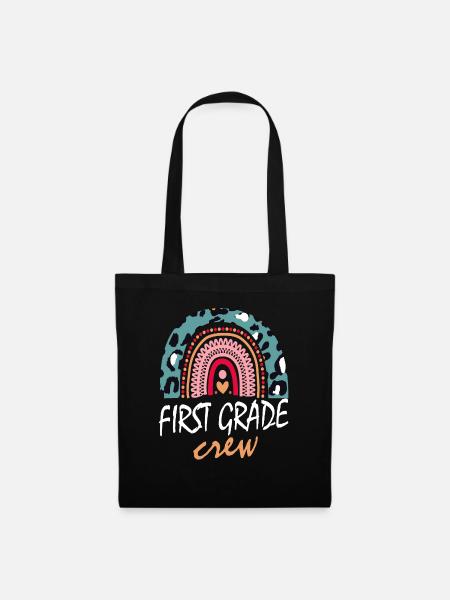 Geschenk der First Grade Crew - Stoffbeutel - Schwarz