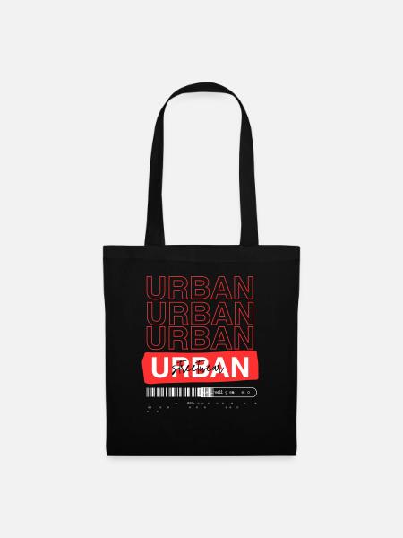 Urban Streetwear Design Saying - Tote Bag - black