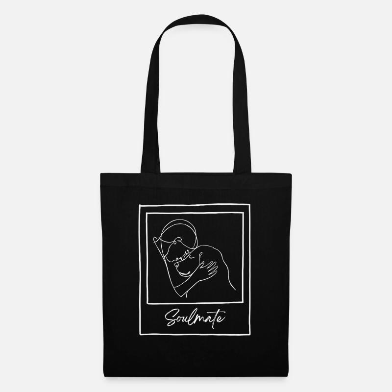 Soulmate Hundeliebe - Stoffbeutel - Schwarz