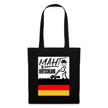 Mäht in Deutschland - Stoffbeutel - Schwarz - Vorne