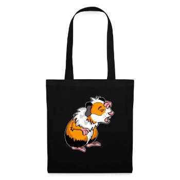 Guinea pig guinea pig comic - Tote Bag - black - Front