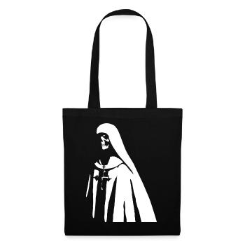Fantasy Post Punk Celtic Tribal Art Batcave Girl - Tote Bag - black - Front