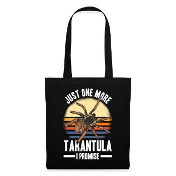 Tarantula Spinne | Haustiere Tarantulas Geschenke - Stoffbeutel - Schwarz - Vorne