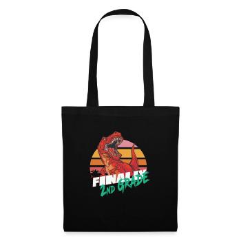 Enfin 2e année, deuxième année - Sac en tissu - noir - Devant