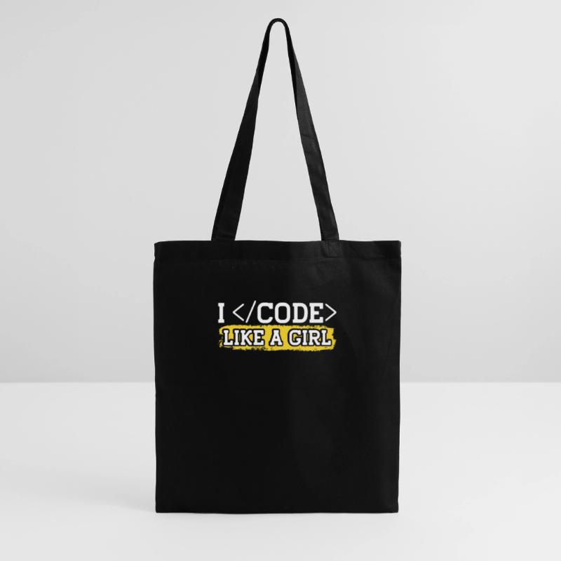 Codage comme une fille programmeur programmeur Coder Sac en tissu